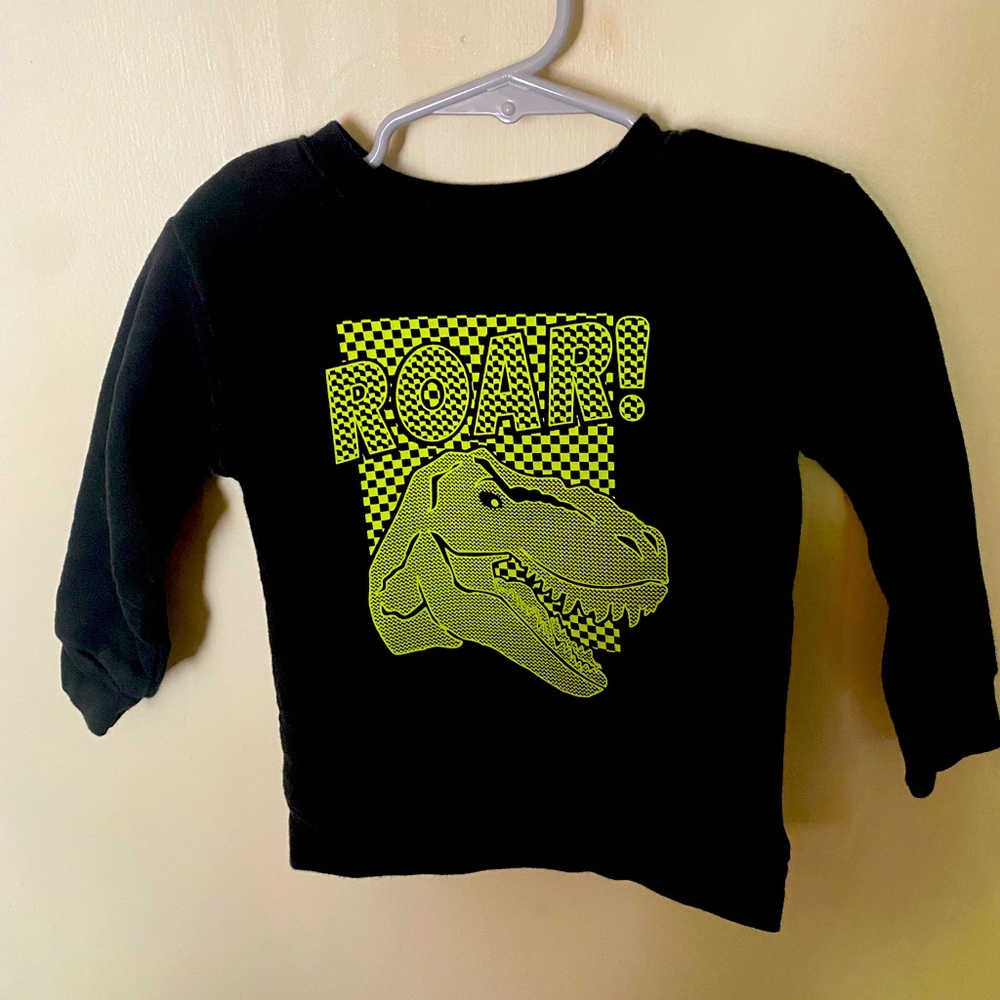 Toddlers size 2T dinosaur sweatshirt